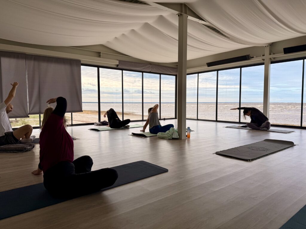 Yoga class at surfnsoul Yoga class at surfnsoul